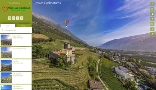 Tour virtuale Naturno · Naturns